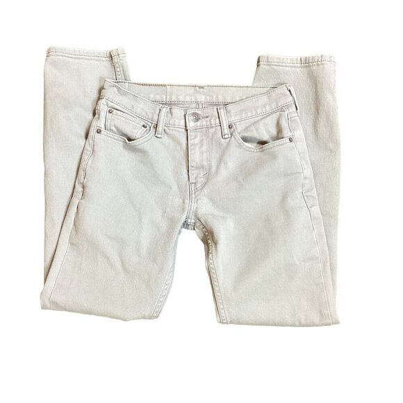 Levi's 511 Jeans Light Gray Straight Slim 5-Pocket 29x32 (*30x30) #206M - Picture 3 of 11